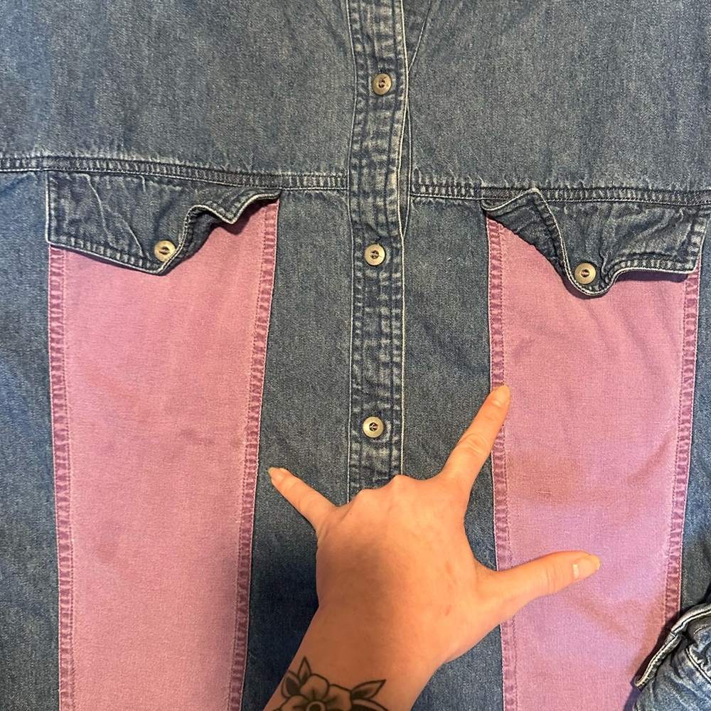 Denim Button Up - Picture 5 of 5
